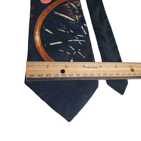 Looney Tunes Mania Taz Silk Necktie Basketball 1995 Vintage Sports Cartoon - Picture 3 of 5